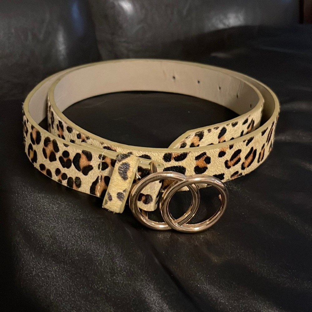 cheetah print belt